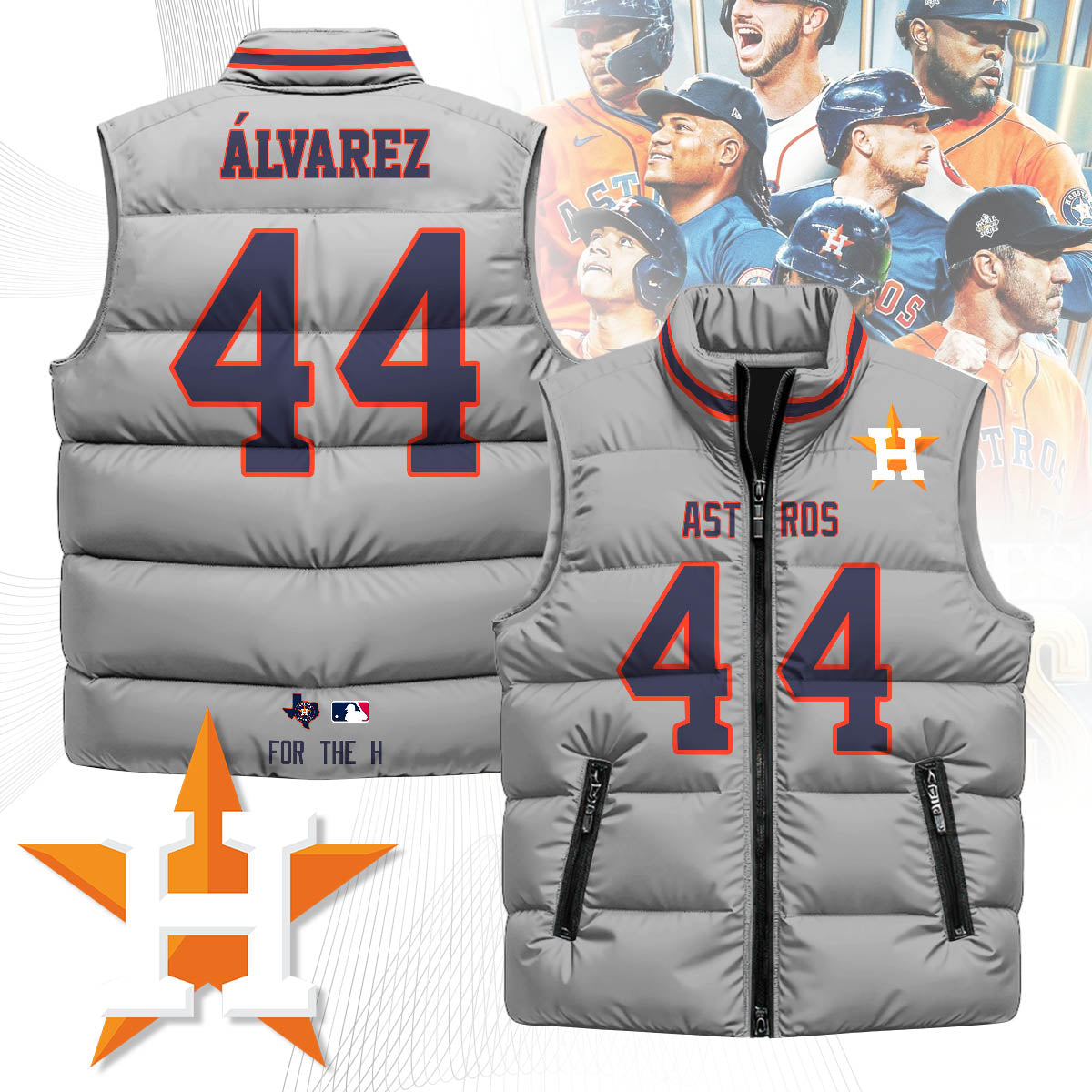 Houston Astros Unisex Puffer Vest
