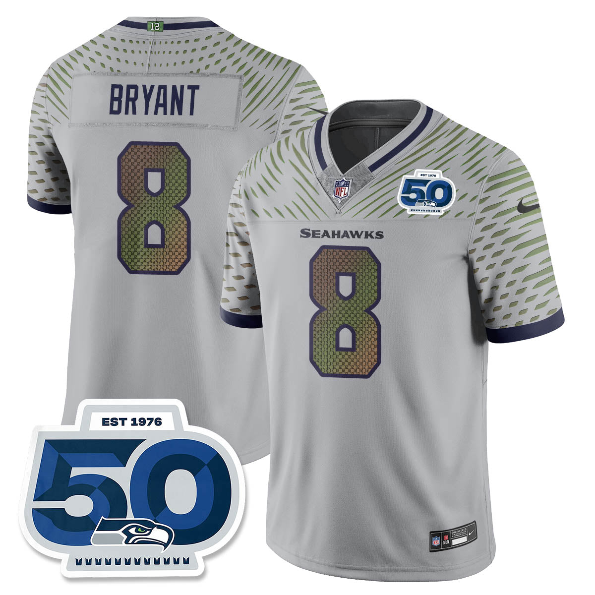 Seattle Seahawks New 2025 Rivalries Vapor Limited Jersey - All Stitched