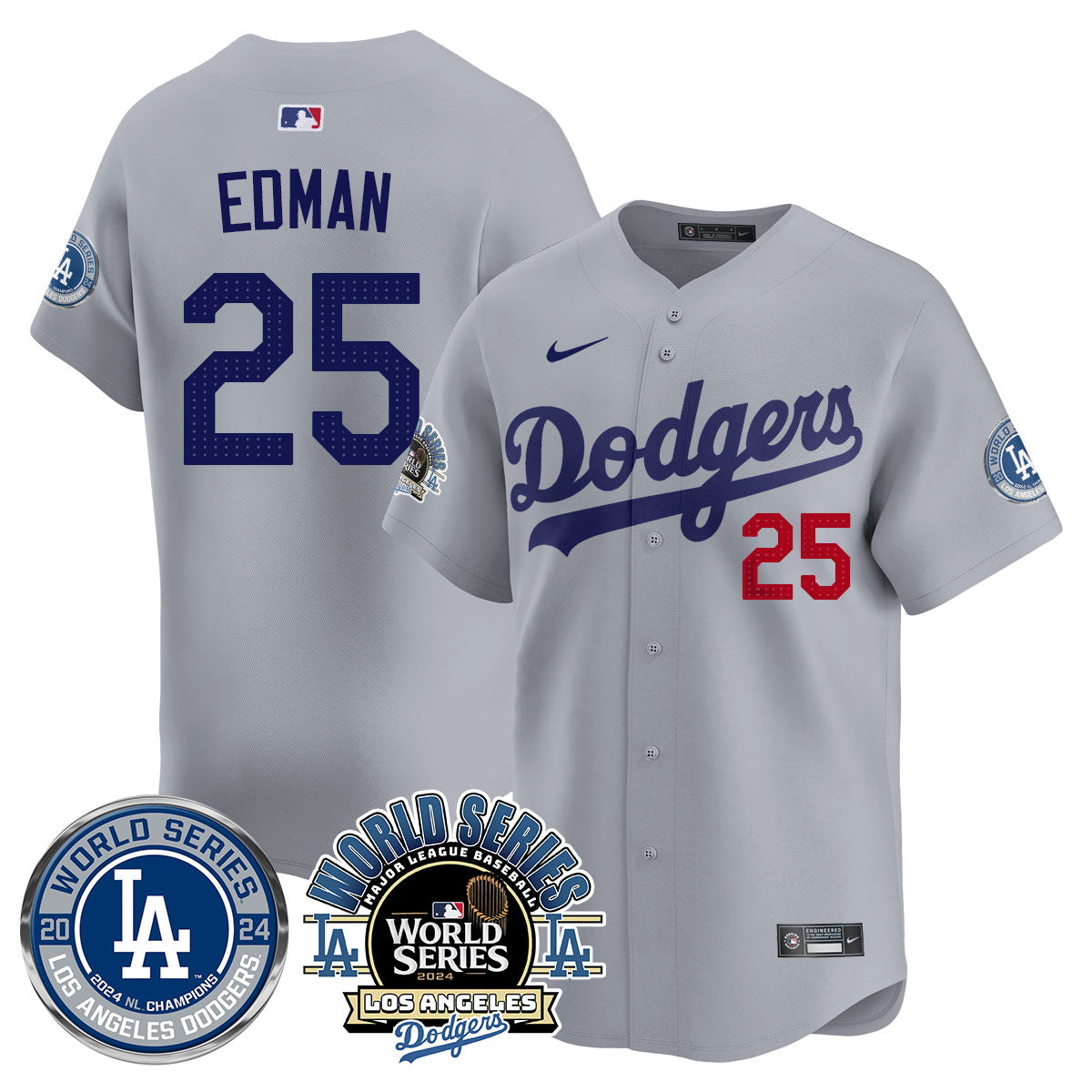 LAD World Series 2024 Jersey - All Stitched
