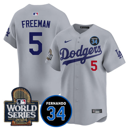 Dodgers Fernando Valenzuela Memorial Jersey - All Stitched