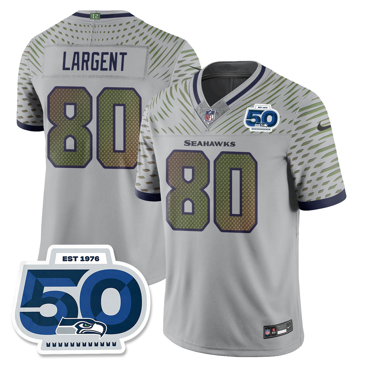 Seattle Seahawks New 2025 Rivalries Vapor Limited Jersey - All Stitched
