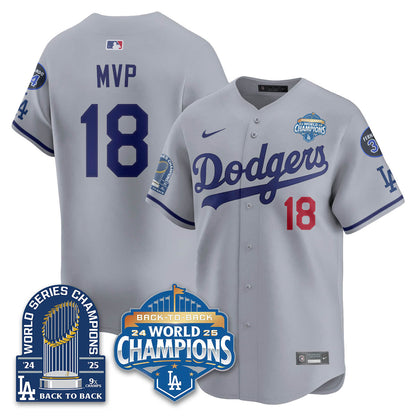 LAD 2025 World Series Champions Jersey - 9x Champs - All Stitched
