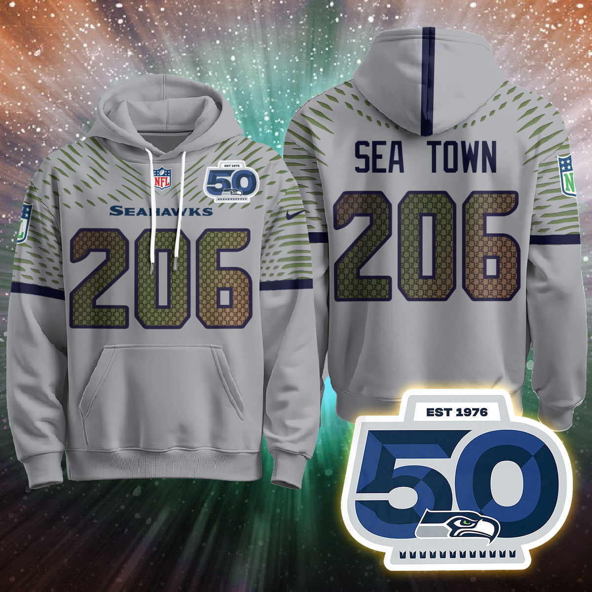 Seattle Seahawks Rivalries Vapor Limited Hoodie - Printed