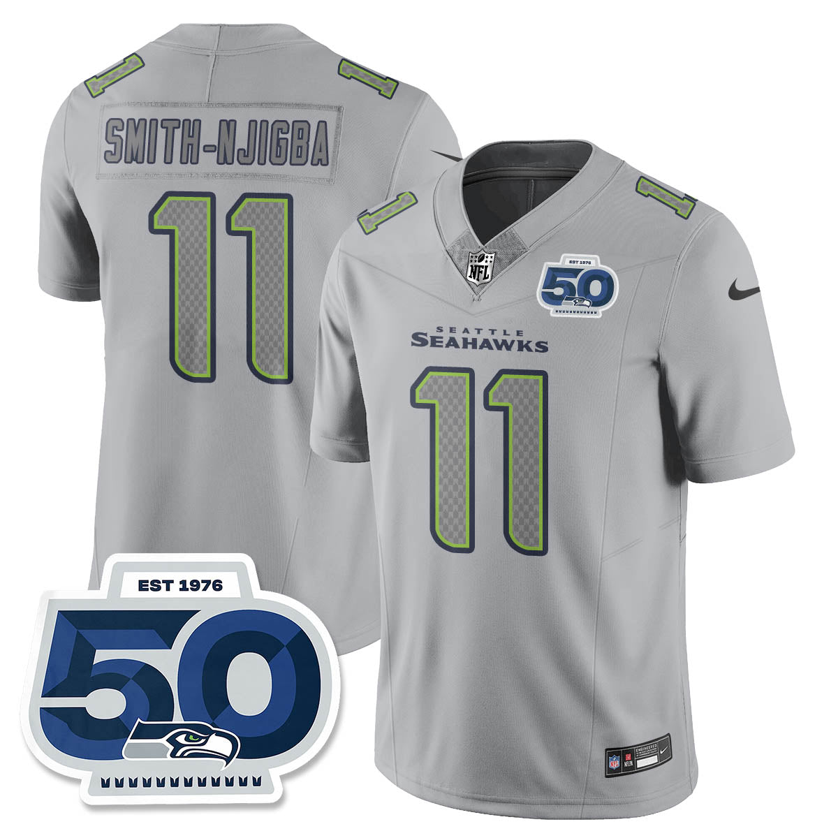 Seattle Seahawks Atmosphere Vapor Limited Jersey - All Stitched