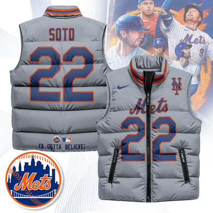 New York Mets Unisex Puffer Vest