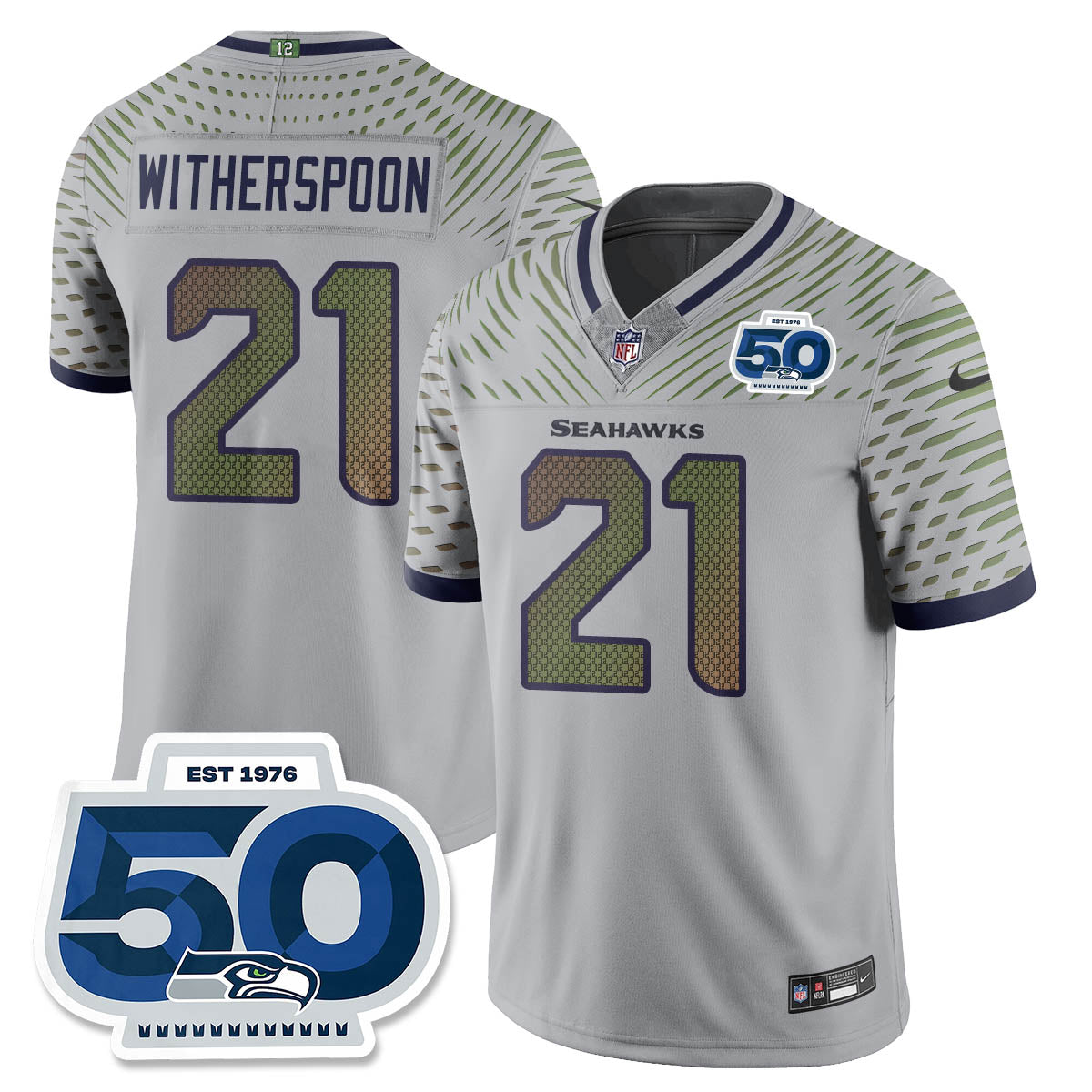 Seattle Seahawks New 2025 Rivalries Vapor Limited Jersey - All Stitched