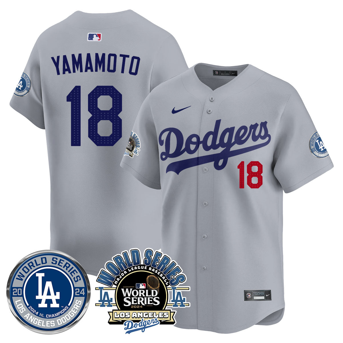 LAD World Series 2024 Jersey - All Stitched
