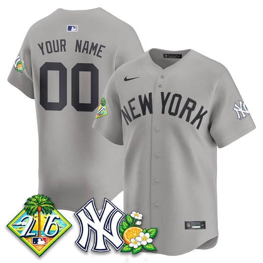 Custom NYY 2026 Spring Training Vapor Limited Jersey - Stitched