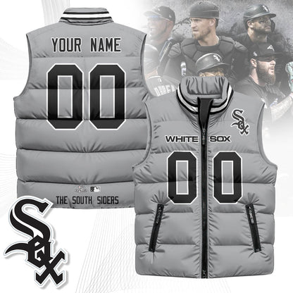 Personalized Chicago White Sox Unisex Puffer Vest