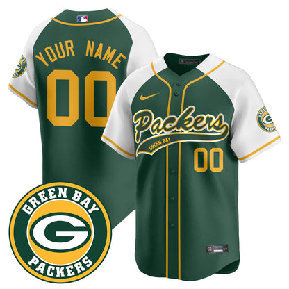 Green Bay Packers Limited Baseball Jersey - All Stitched