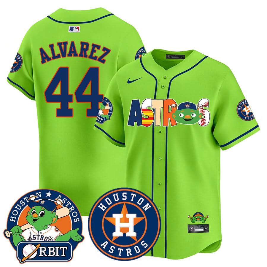 Houston Astros Orbit Vapor Premier Jersey - All Stitched