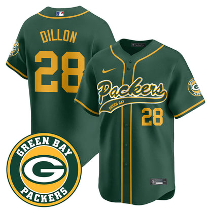Green Bay Packers Limited Baseball Jersey - All Stitched