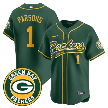 Green Bay Packers Limited Baseball Jersey - All Stitched