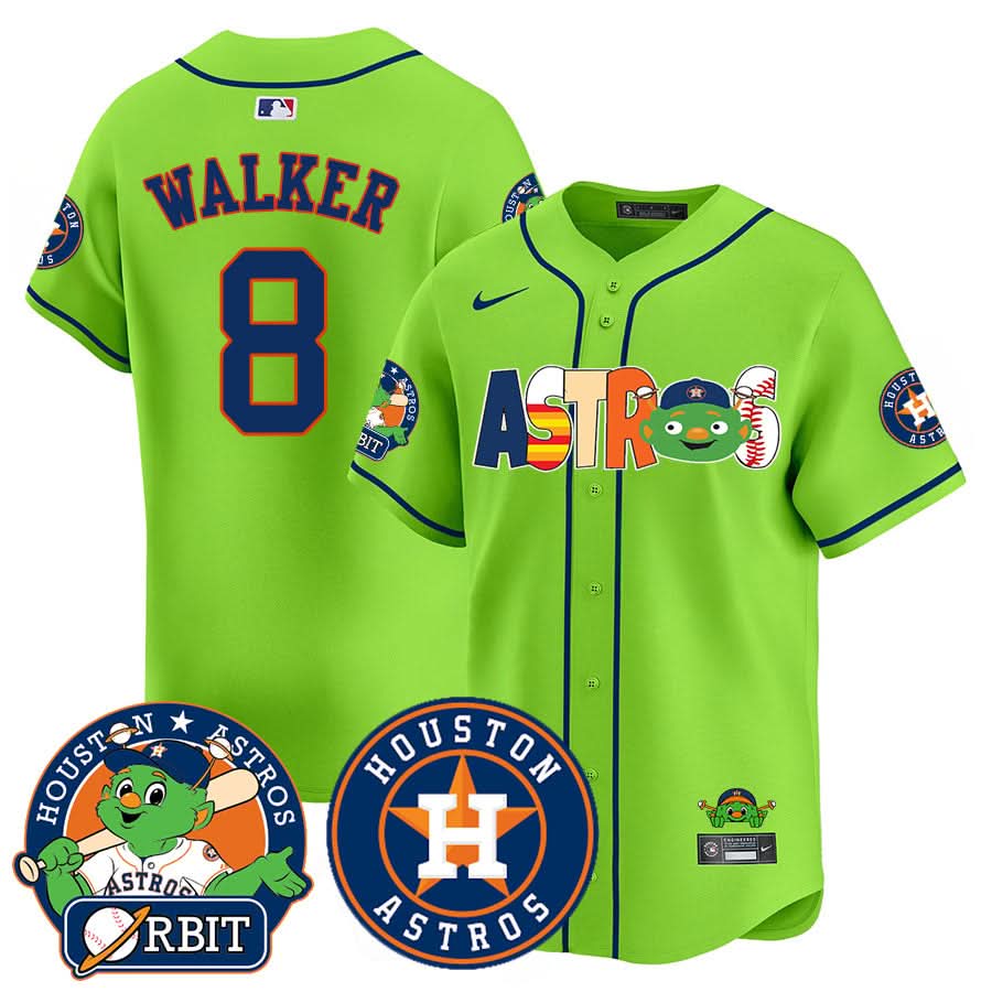 Houston Astros Orbit Vapor Premier Jersey - All Stitched
