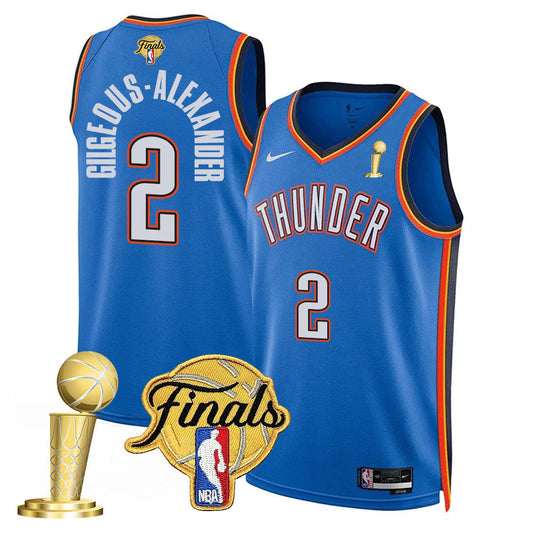 Oklahoma City Thunder 2024-25 Champions Jersey - All Stitched