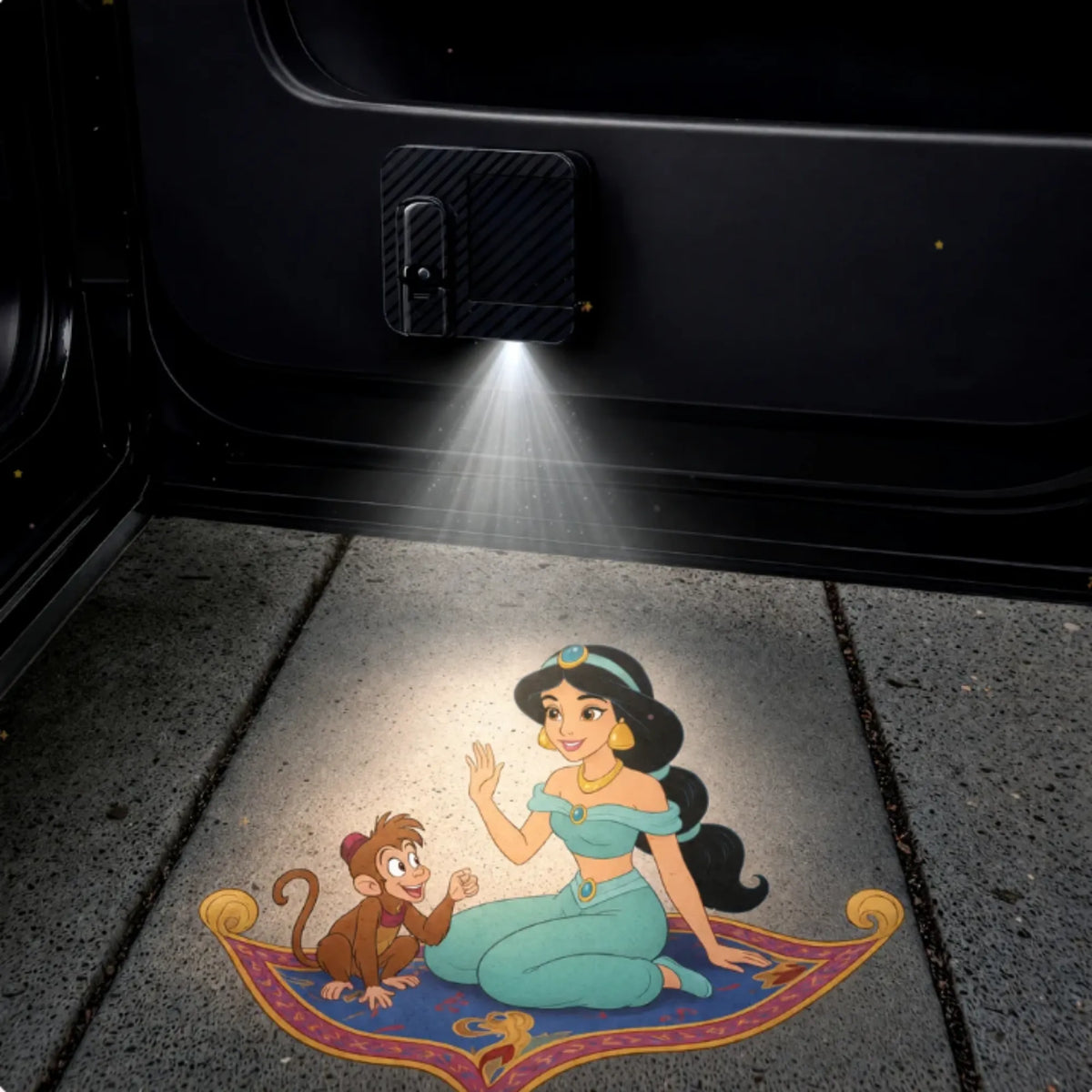 TeamBeam™ Princess Led Car Door Projector Lights