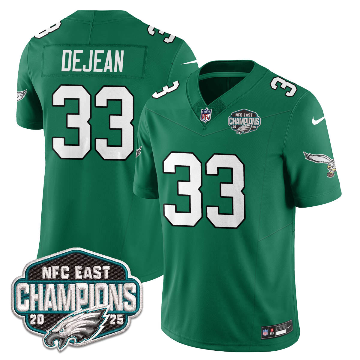 PHI NFC East Champions Vapor Limited Jersey - All Stitched