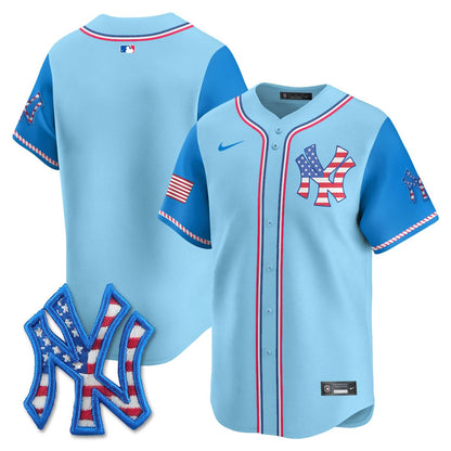 New York Yankees 2025 Fourth of July Jersey - All Stitched