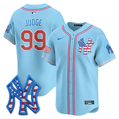 New York Yankees 2025 Fourth of July Jersey - All Stitched