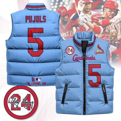 St. Louis Cardinals Unisex Puffer Vest