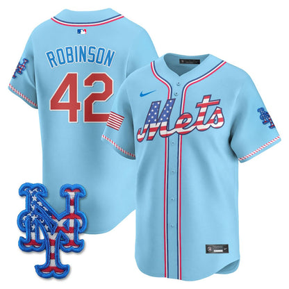 New York Mets 2025 Fourth of July Jersey - All Stitched