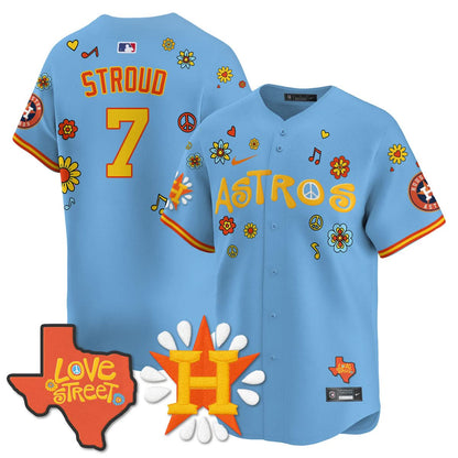 Houston Astros "Love Street" Limited Jersey - Stitched