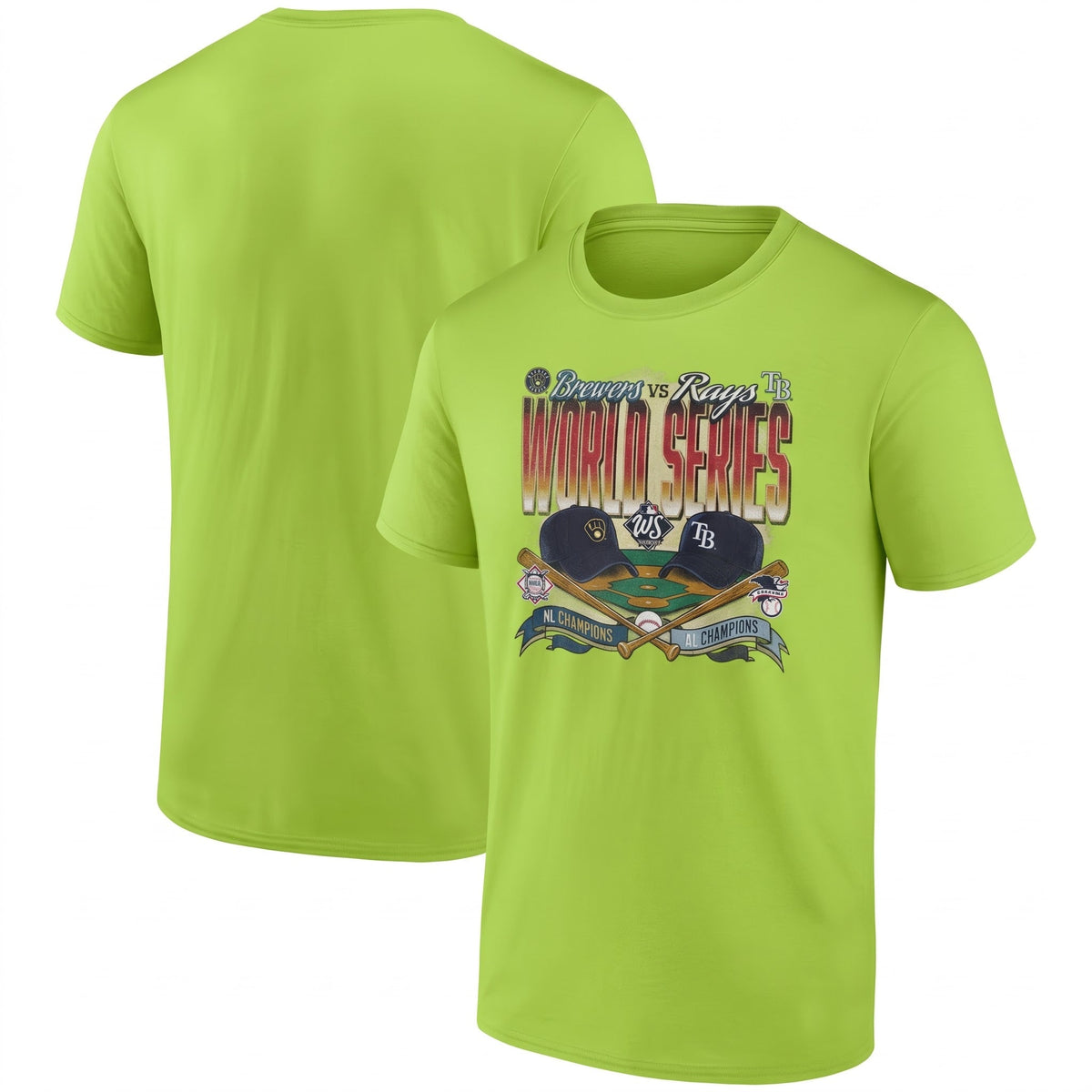 TBR vs. MIL 2026 World Series Matchup Style One Side T-Shirt - Printed V3