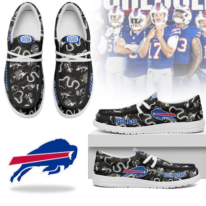Buffalo Bills Halloween Hey Dude Shoes