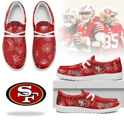 San Francisco 49ers Halloween Hey Dude Shoes