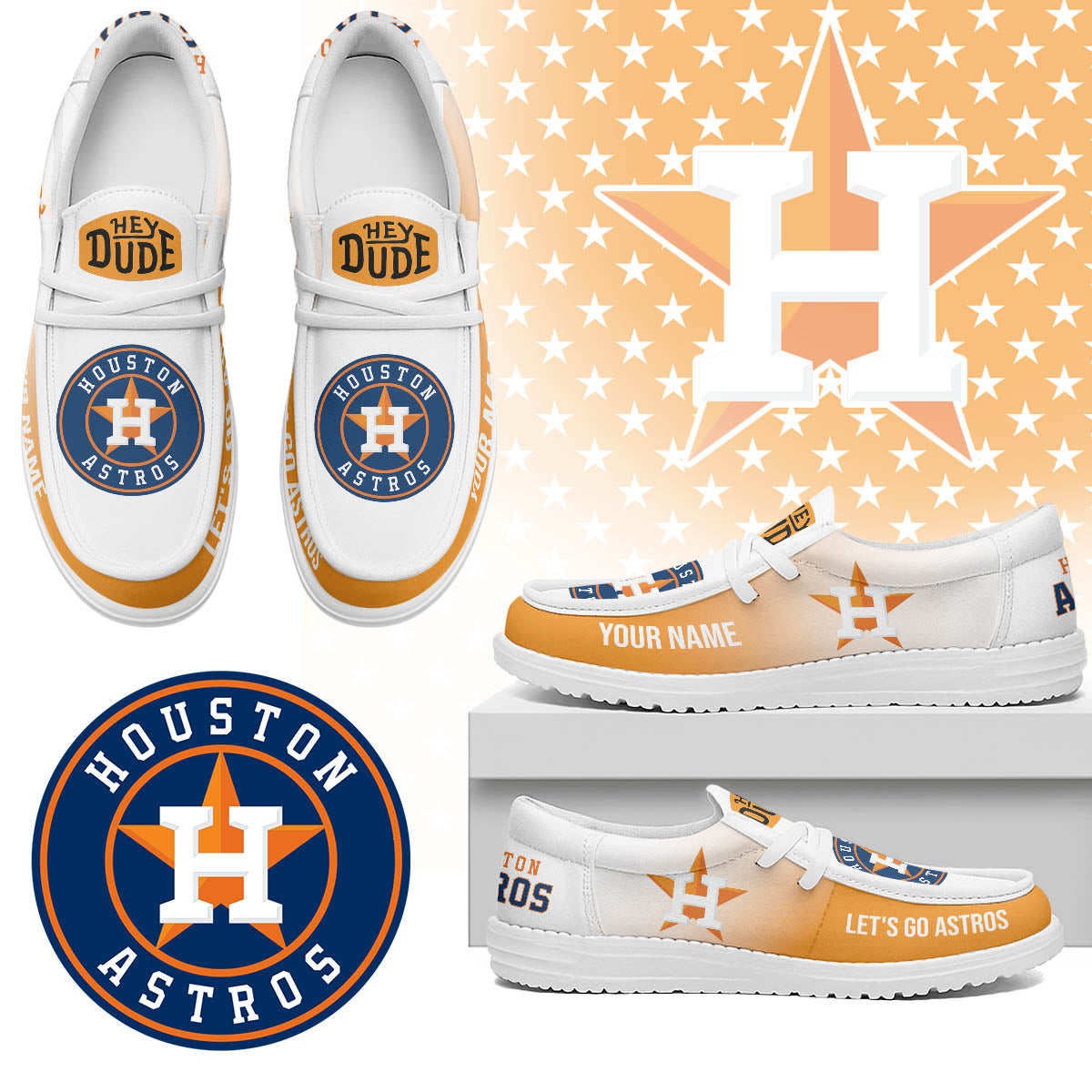Houston Astros | Premium Loafer Shoes