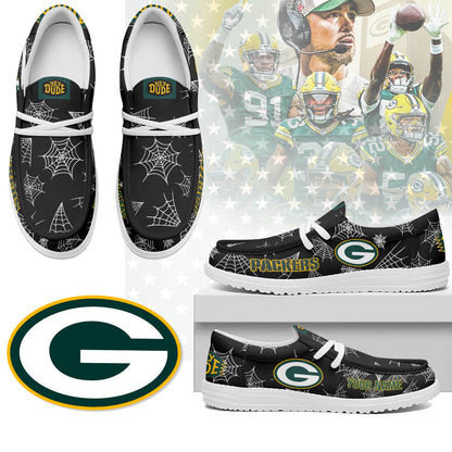 Green Bay Packers Halloween Hey Dude Shoes