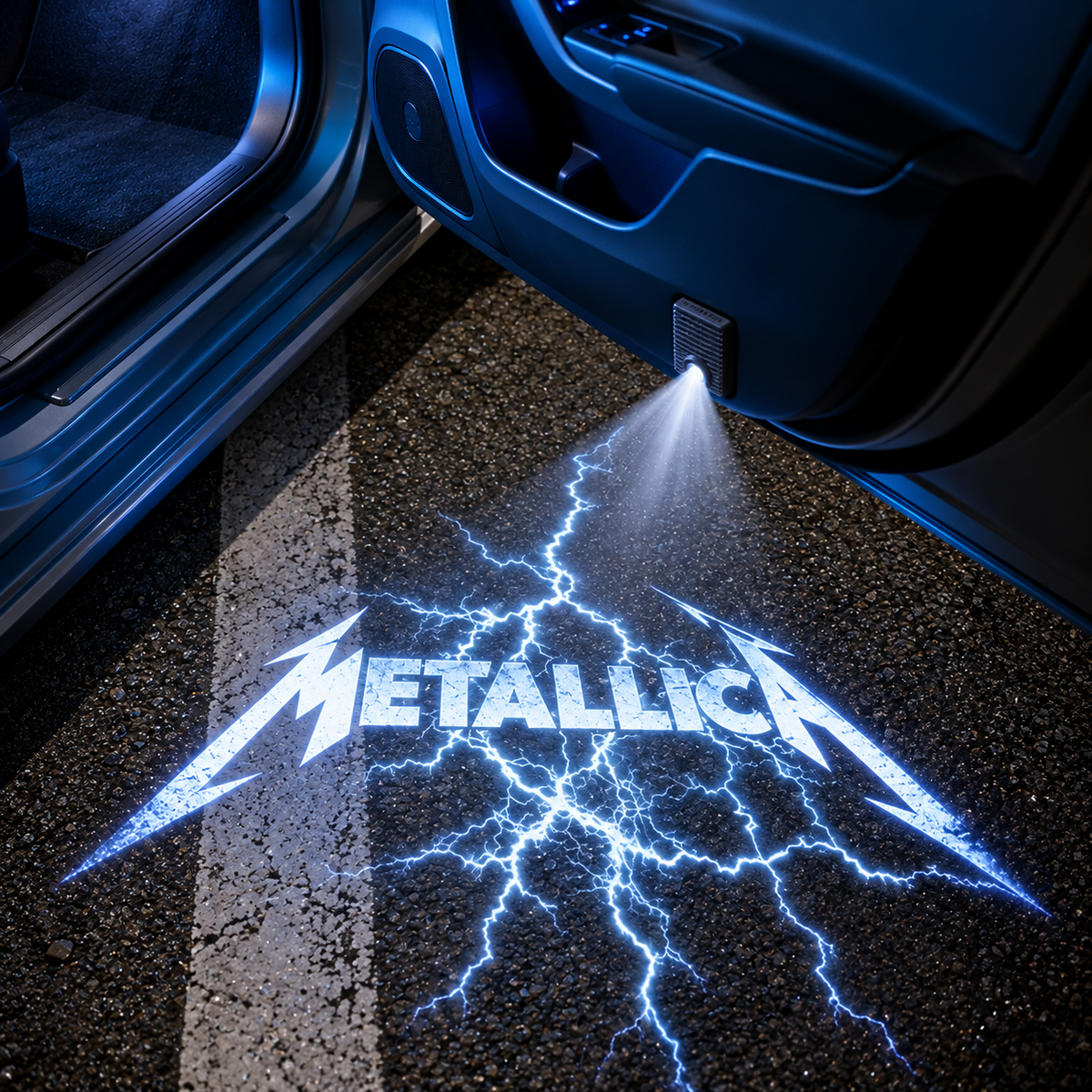 TeamBeam™ Rock Led Car Door Projector Lights