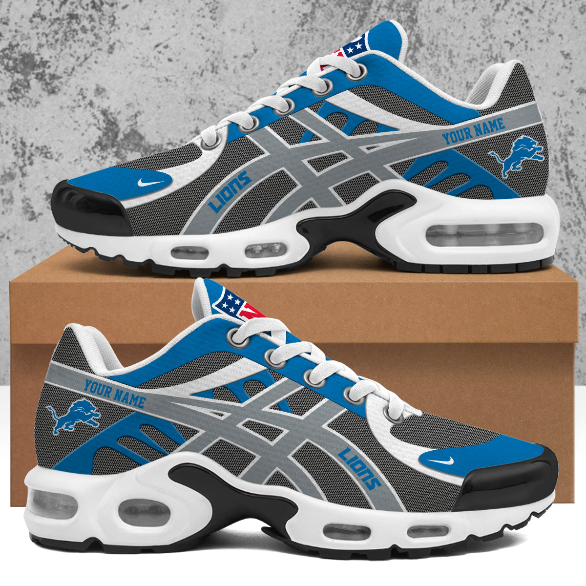 Personalized DET Air Max Shoes