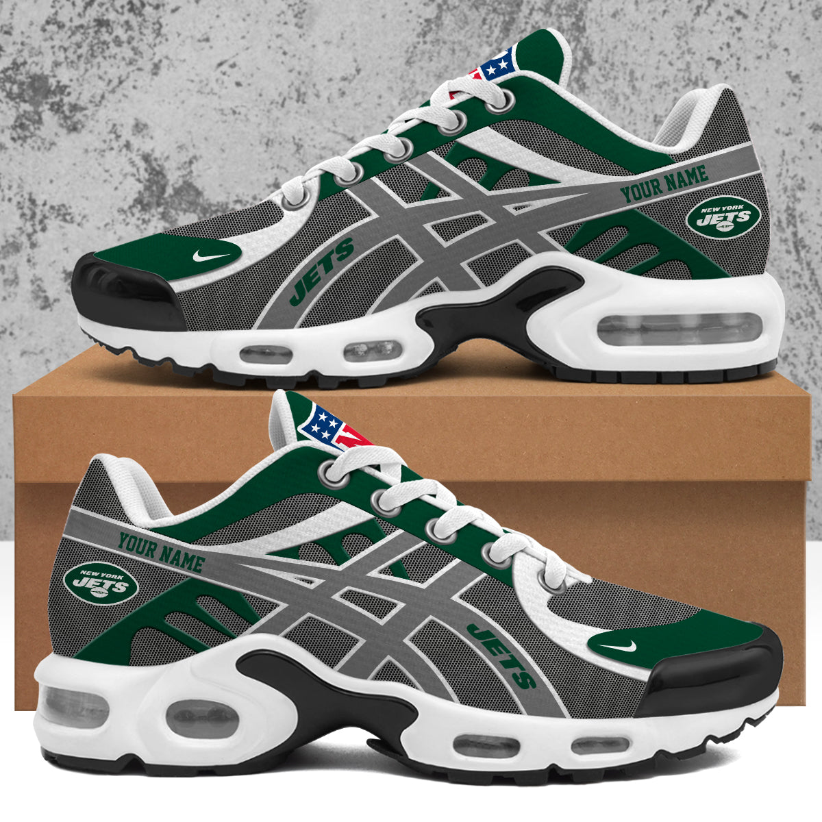 Personalized NYJ Air Max Shoes