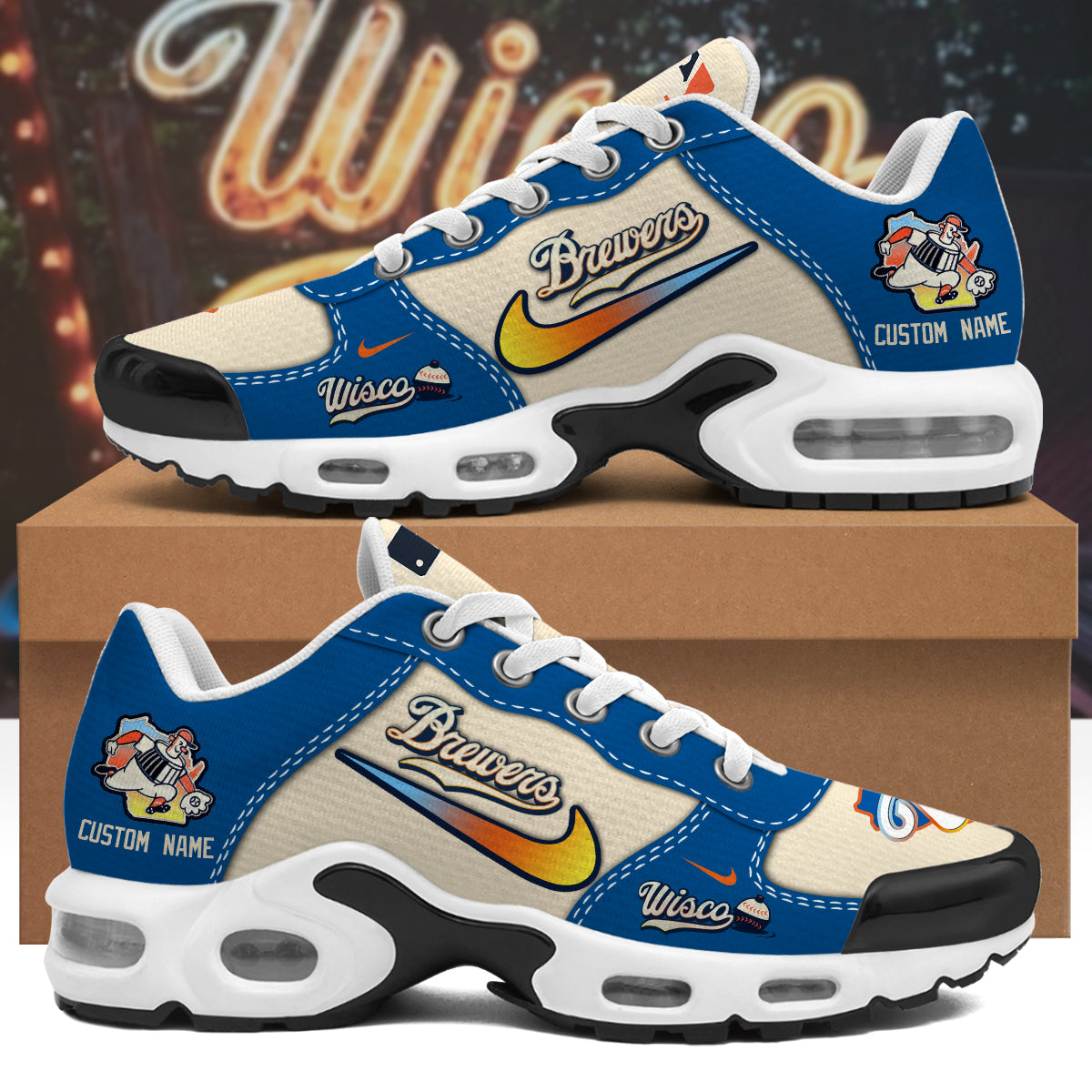Personalized MIL City Connect Air Max Shoes