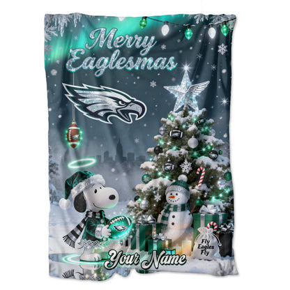 PHI x SNP | Premium Christmas Fleece Blanket & Throw Pillow