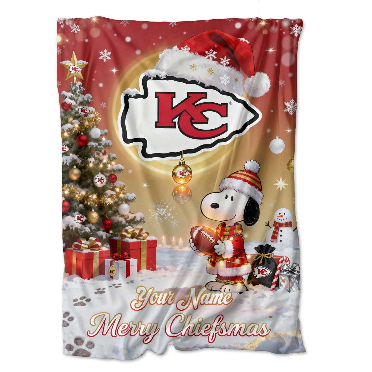 KCC x SNP | Premium Christmas Fleece Blanket & Throw Pillow