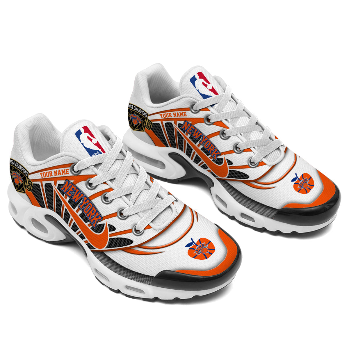 Personalized NYK 2026 Basketball Champions Air Max Shoes V3