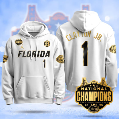 Florida Gators 2025 National Champions Basketball Hoodie - All Stitched