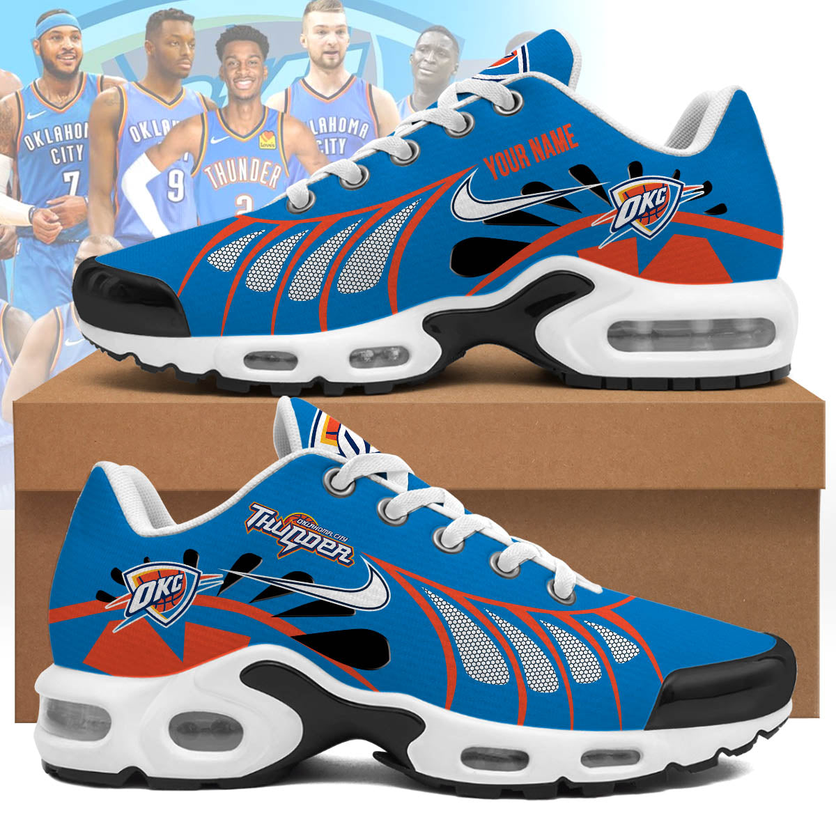 Oklahoma City Thunder | Personalized Air Max Shoes Limited Edition