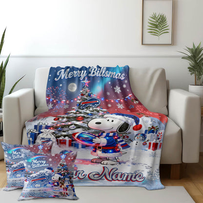 BUF x SNP | Premium Christmas Fleece Blanket & Throw Pillow