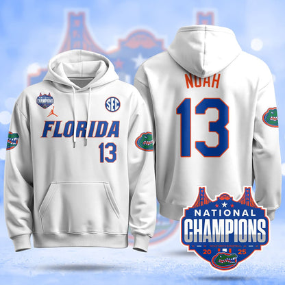 Florida Gators 2025 National Champions Basketball Hoodie - All Stitched