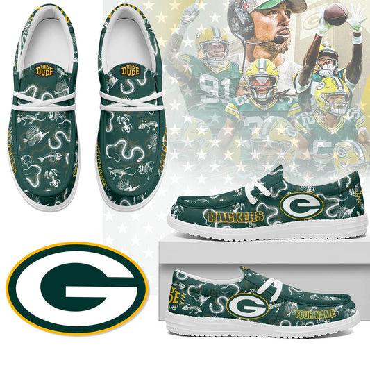 Green Bay Packers Halloween Hey Dude Shoes