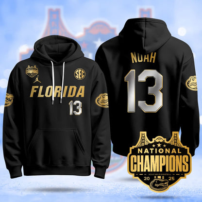 Florida Gators 2025 National Champions Basketball Hoodie - All Stitched