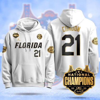 Florida Gators 2025 National Champions Basketball Hoodie - All Stitched