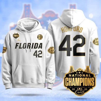 Florida Gators 2025 National Champions Basketball Hoodie - All Stitched