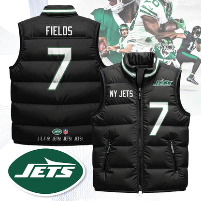 New York Jets Unisex Puffer Vest - Printed