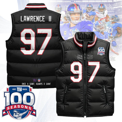 New York Giants Unisex Puffer Vest - Printed