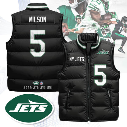 New York Jets Unisex Puffer Vest - Printed