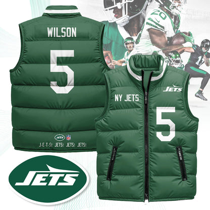 New York Jets Unisex Puffer Vest - Printed